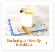 Packed gut-friendly breakfast