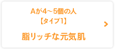 Aが4?5個の人【タイプ1／脂リッチな元気肌】