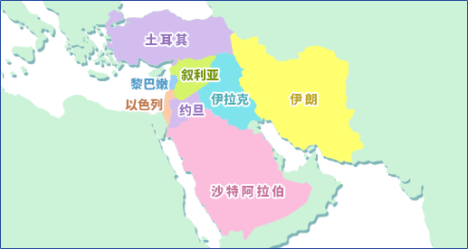 中近東／MAP