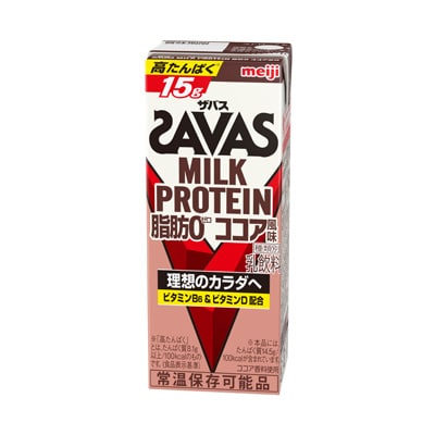 写真:(ザバス)MILK PROTEIN 脂肪0 ココア風味 200ml